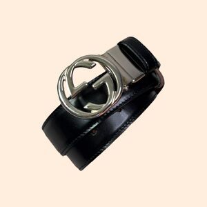 Gucci Black Brown Reversible GG Belt